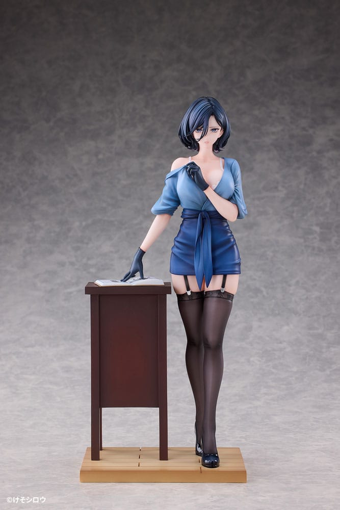 Original Character statuette PVC 1/6 Toutotsu ni Nugidasu Tennen Bijutsu Kyoushi Rumi Illustration by Keso Shirou 28 cm