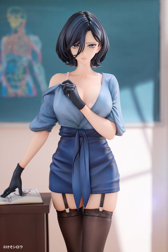 Original Character statuette PVC 1/6 Toutotsu ni Nugidasu Tennen Bijutsu Kyoushi Rumi Illustration by Keso Shirou 28 cm