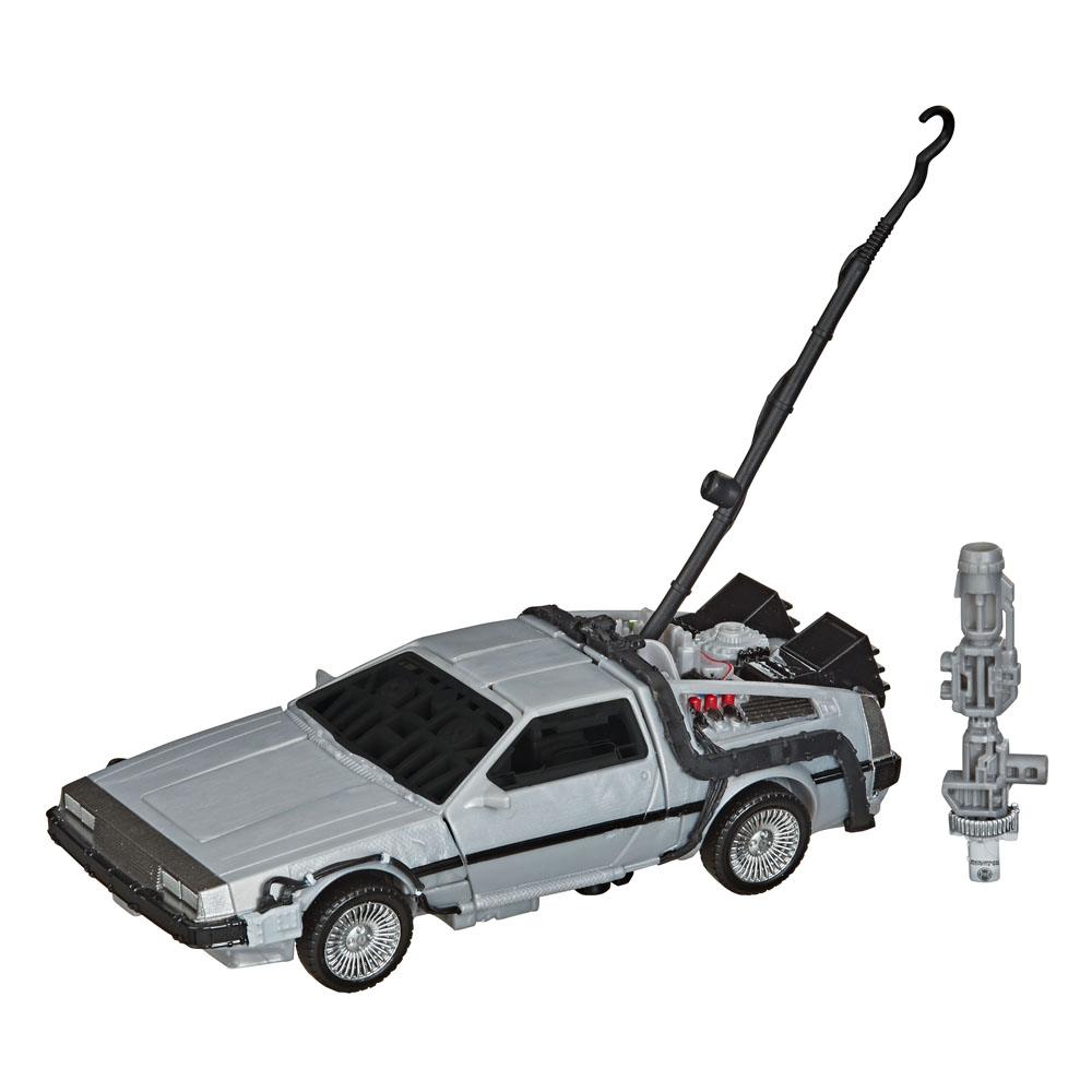 Transformers x Retour vers le futur figurine Delorean 14 cm
