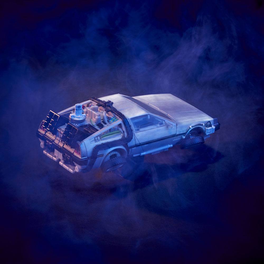 Transformers x Retour vers le futur figurine Delorean 14 cm