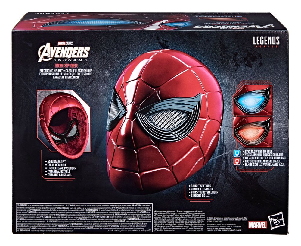Avengers: Endgame Marvel Legends Series casque électronique Iron Spider