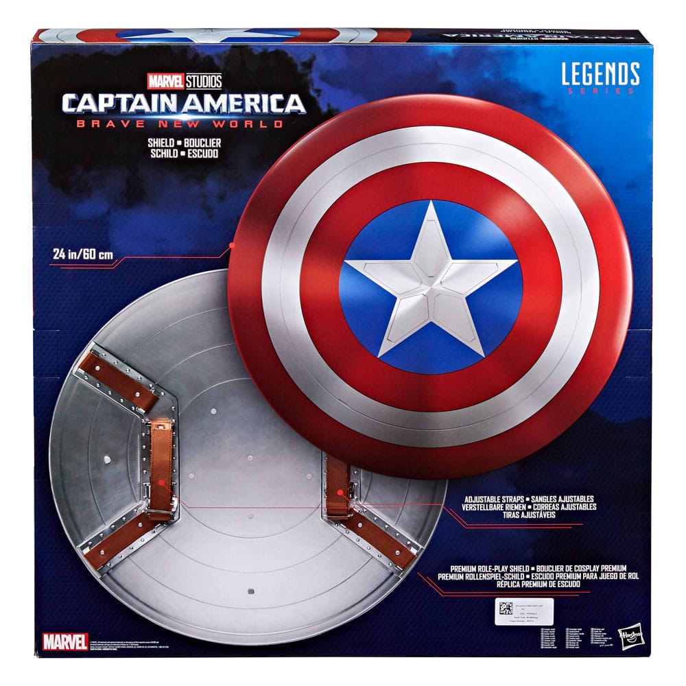 Captain America: Brave New World Marvel Legends Bouclier Role-Play premium 60 cm