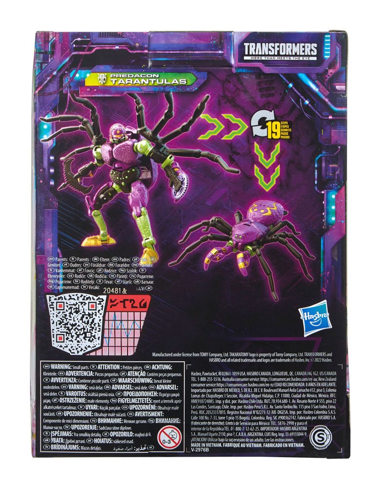 Transformers Generations Legacy figurine Deluxe Class 2022 Predacon Tarantulas 14 cm