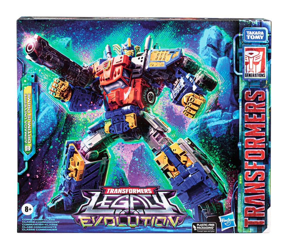 Transformers Generations Legacy Evolution Commander Class figurine Armada Universe Optimus Prime 19 cm