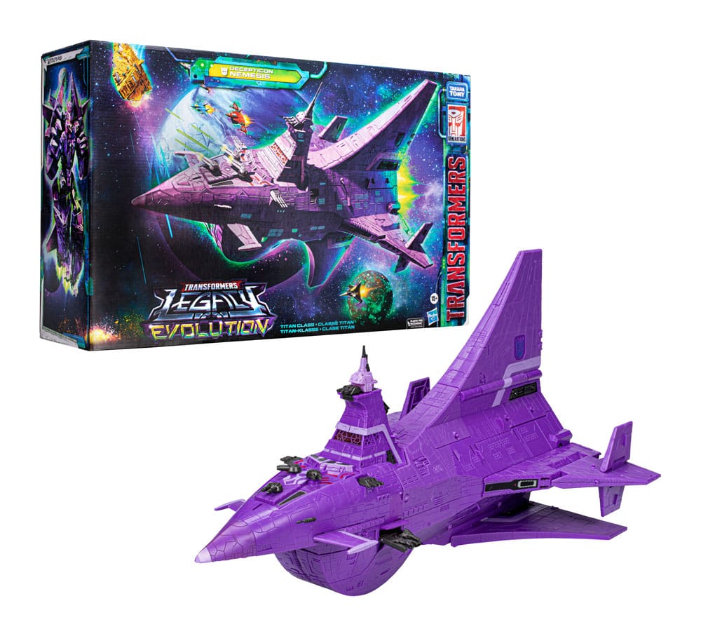 Transformers Generations Legacy Evolution Titan Class figurine Decepticon Nemesis 60 cm