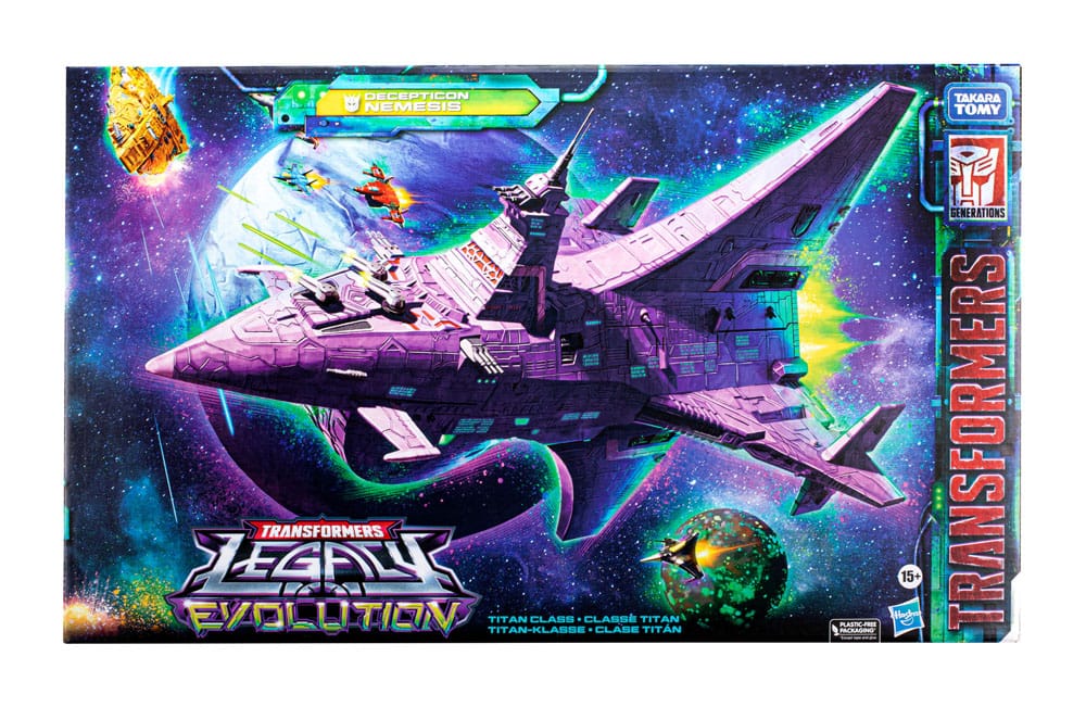 Transformers Generations Legacy Evolution Titan Class figurine Decepticon Nemesis 60 cm