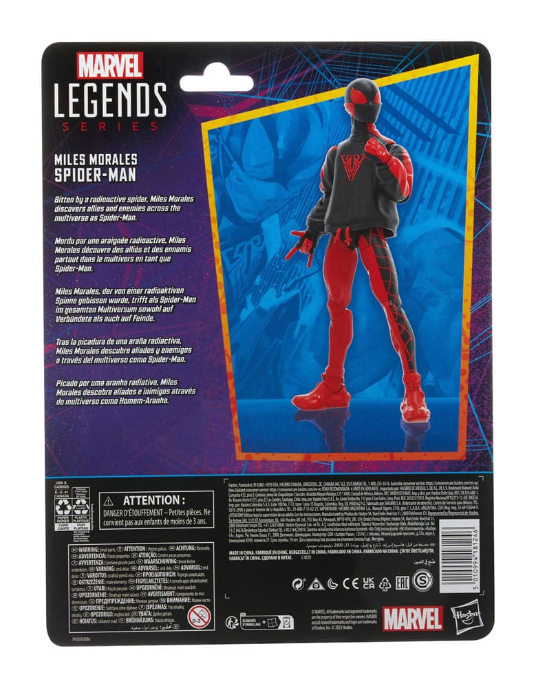 Spider-Man Marvel Legends Retro Collection figurine Miles Morales Spider-Man 15 cm