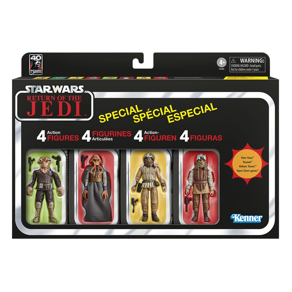 Star Wars Episode VI Vintage Collection pack 4 figurines Jabba's Court Denizens 10 cm