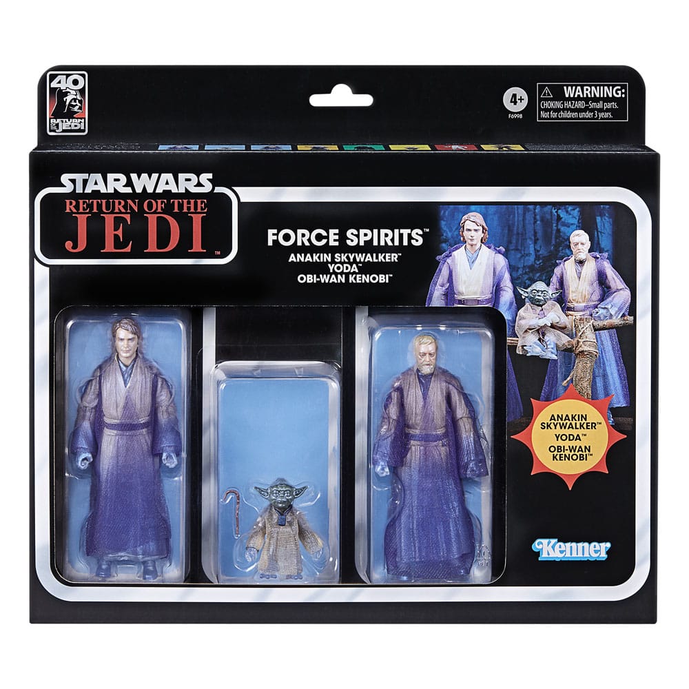 Star Wars Episode VI Black Series pack 3 figurines Force Spirits 15 cm