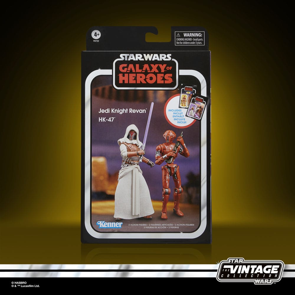 Star Wars: Galaxy of Heroes Vintage Collection pack 2 figurines Jedi Knight Revan & HK-47 10 cm