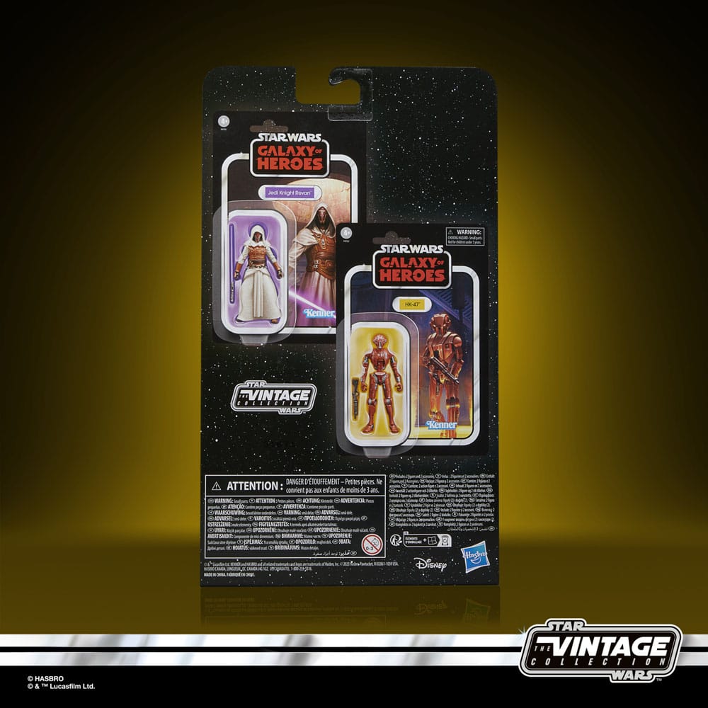 Star Wars: Galaxy of Heroes Vintage Collection pack 2 figurines Jedi Knight Revan & HK-47 10 cm