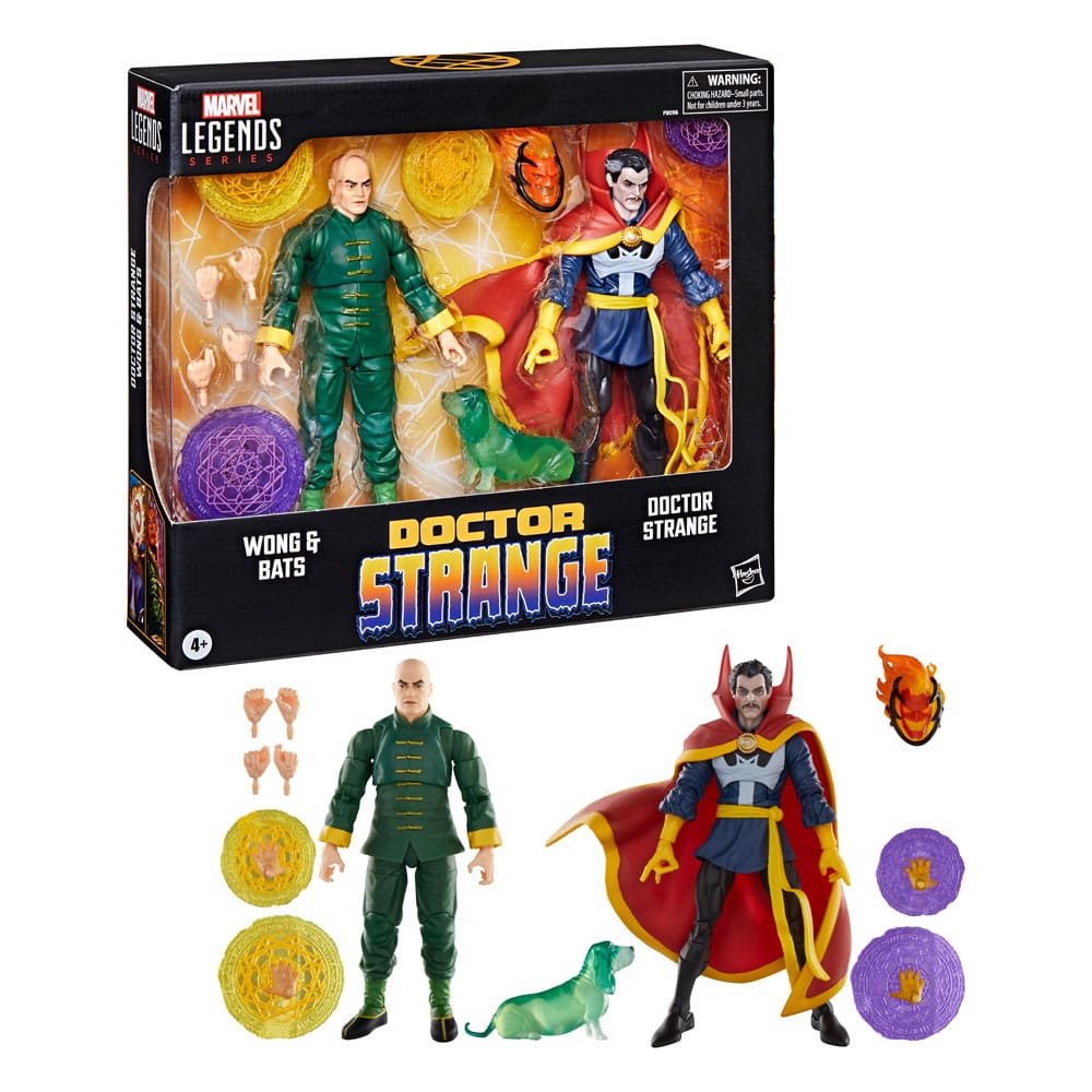 Doctor Strange Marvel Legends pack 3 figurine Doctor Strange, Wong & Bats 15 cm