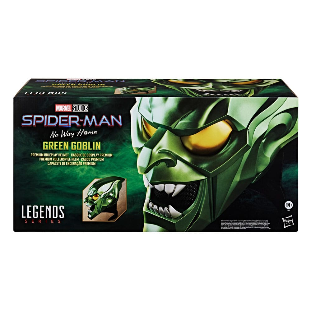 Spider-Man: No Way Home réplique Roleplay Marvel Legends casque premium Green Goblin