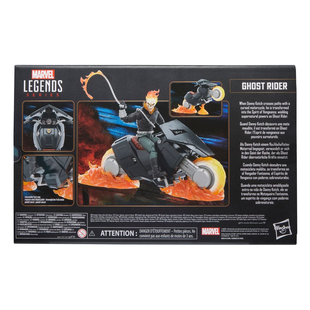 Marvel 85th Anniversary Marvel Legends figurine avec véhicule Ghost Rider 15 cm