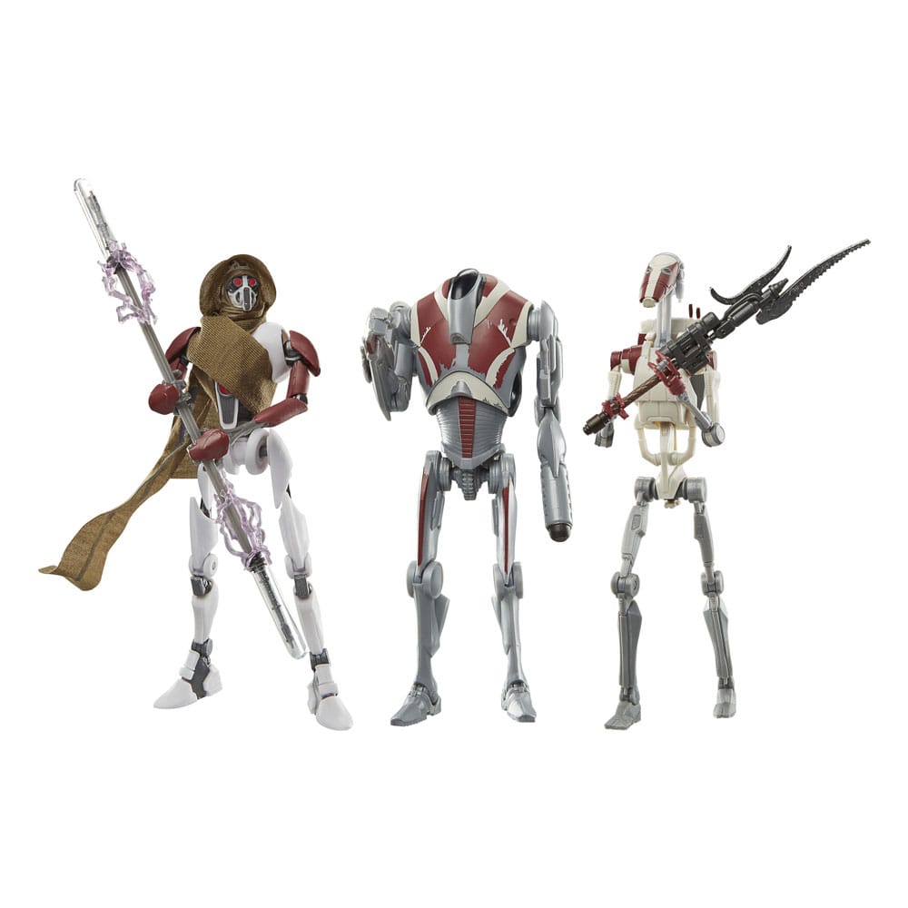 Star Wars Jedi: Survivor Black Series pack 3 figurines Magna Guard, Super Battle Droid & Battle Droid
