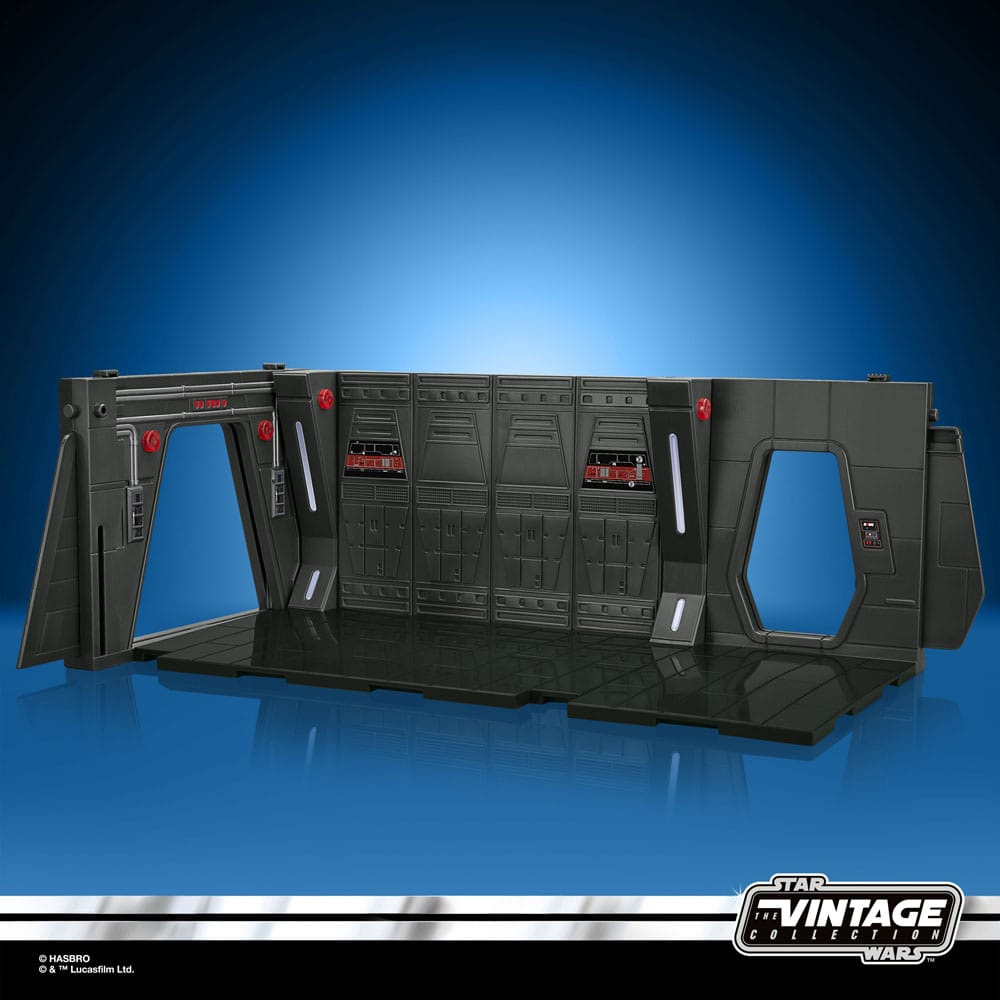 Star Wars: The Mandalorian Vintage Collection Tantive IV Hallway et figurine Mandalorian Privateer 10 cm