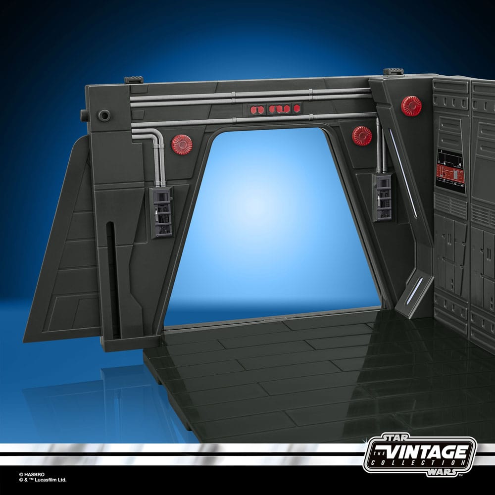 Star Wars: The Mandalorian Vintage Collection Tantive IV Hallway et figurine Mandalorian Privateer 10 cm