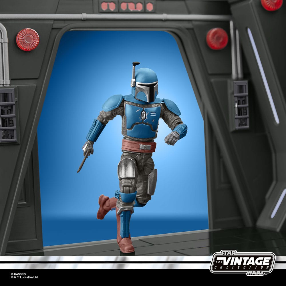 Star Wars: The Mandalorian Vintage Collection Tantive IV Hallway et figurine Mandalorian Privateer 10 cm