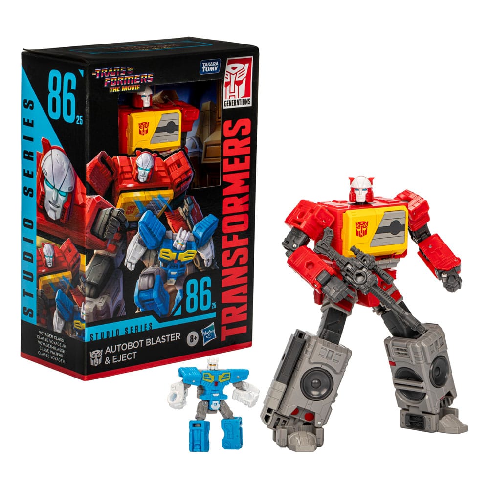 The Transformers: The Movie Generations Studio Series Voyager Class figurine Autobot Blaster & Eject 16 cm