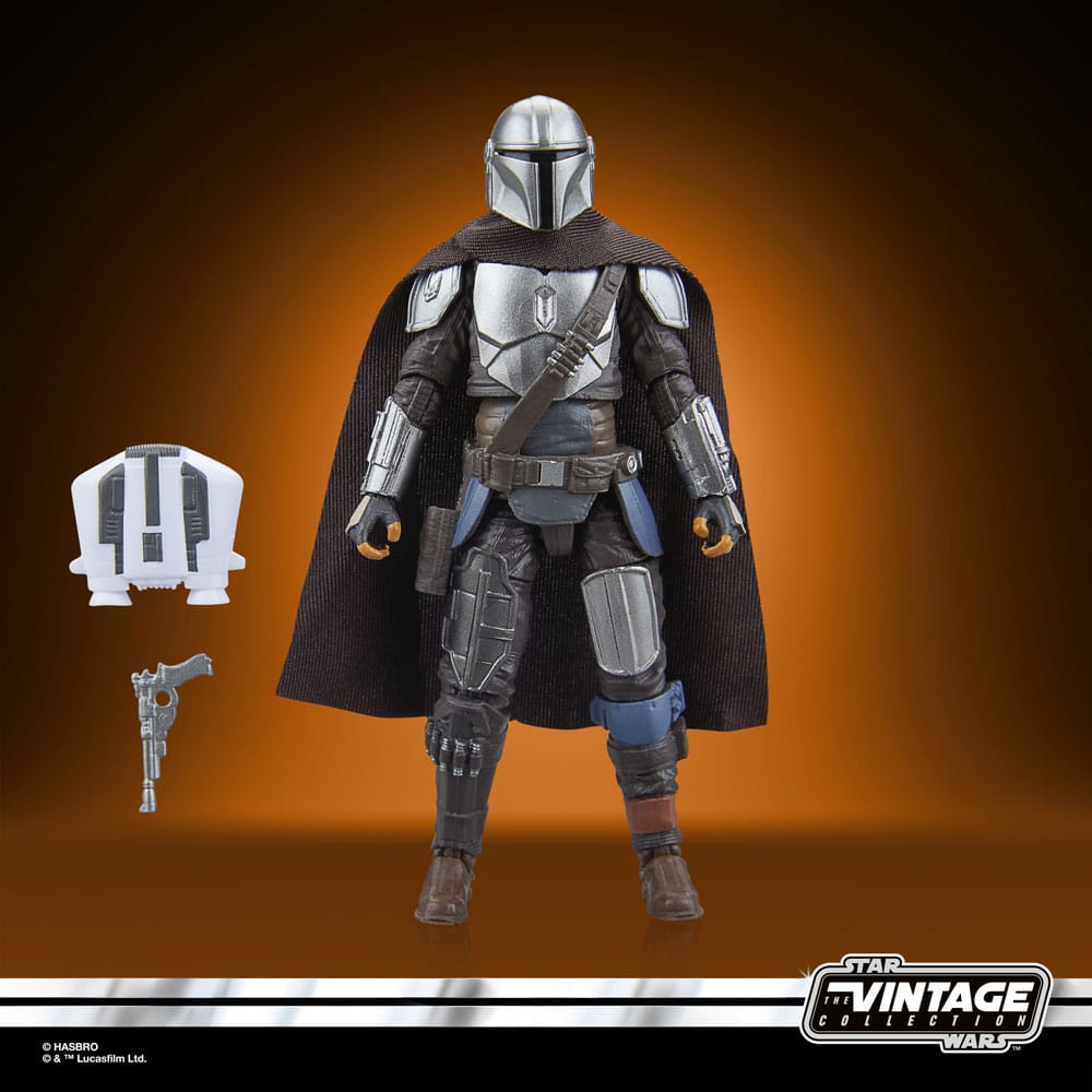 Star Wars: The Mandalorian Vintage Collection figurine The Mandalorian (Imperial Base) 10 cm
