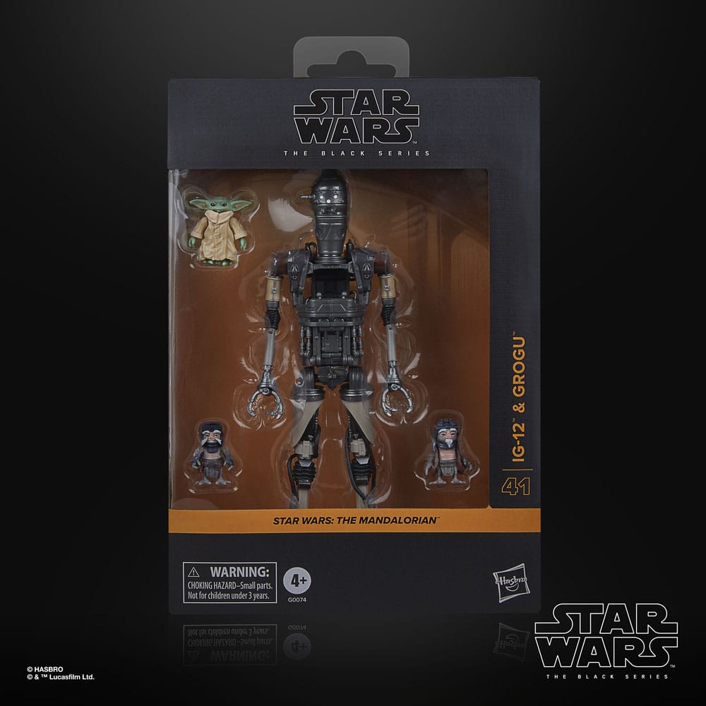 Star Wars: The Mandalorian Black Series pack 2 figurines IG-12 & Grogu 15 cm