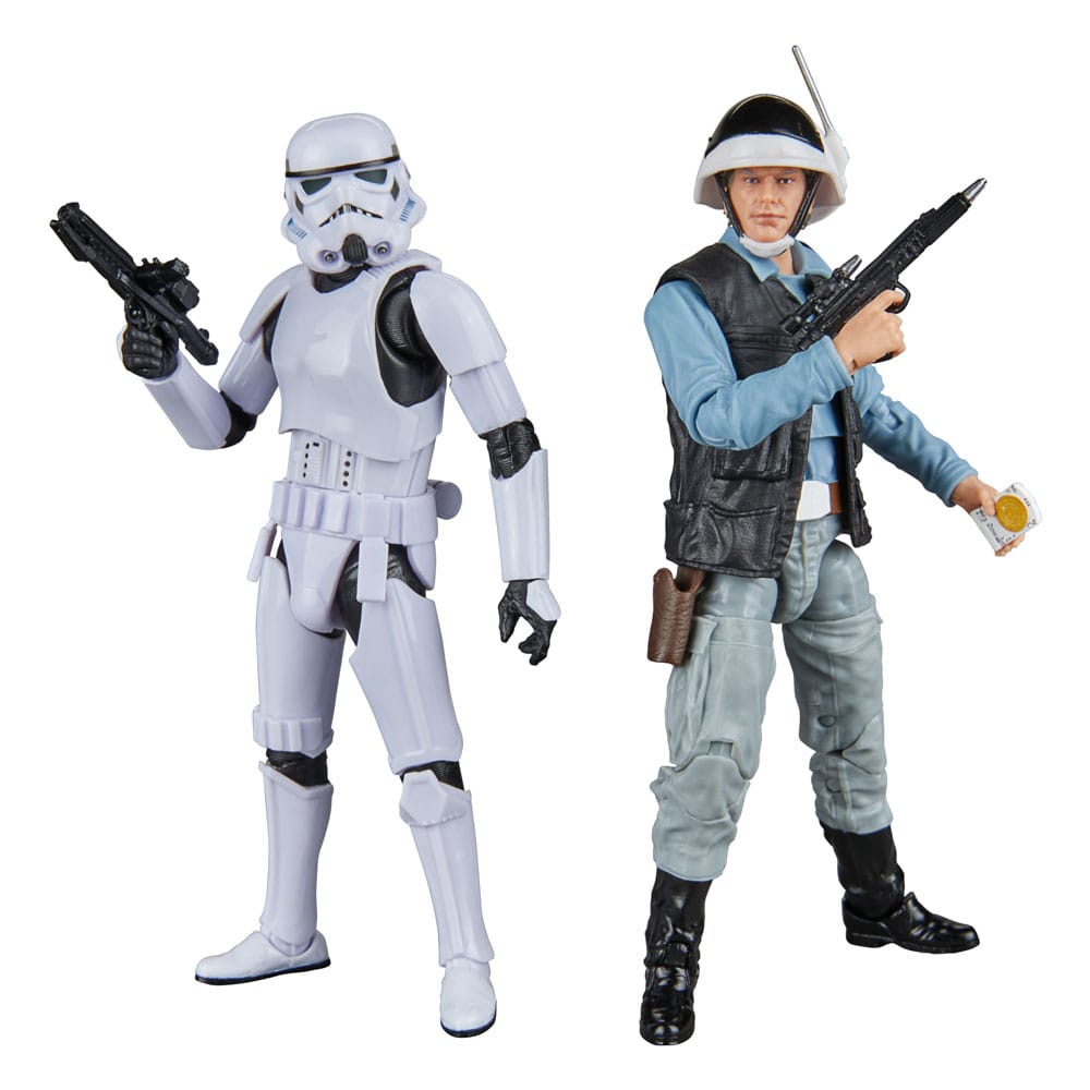 Star Wars Episode IV Black Series pack 2 figurines Rebel Trooper & Stormtrooper 15 cm
