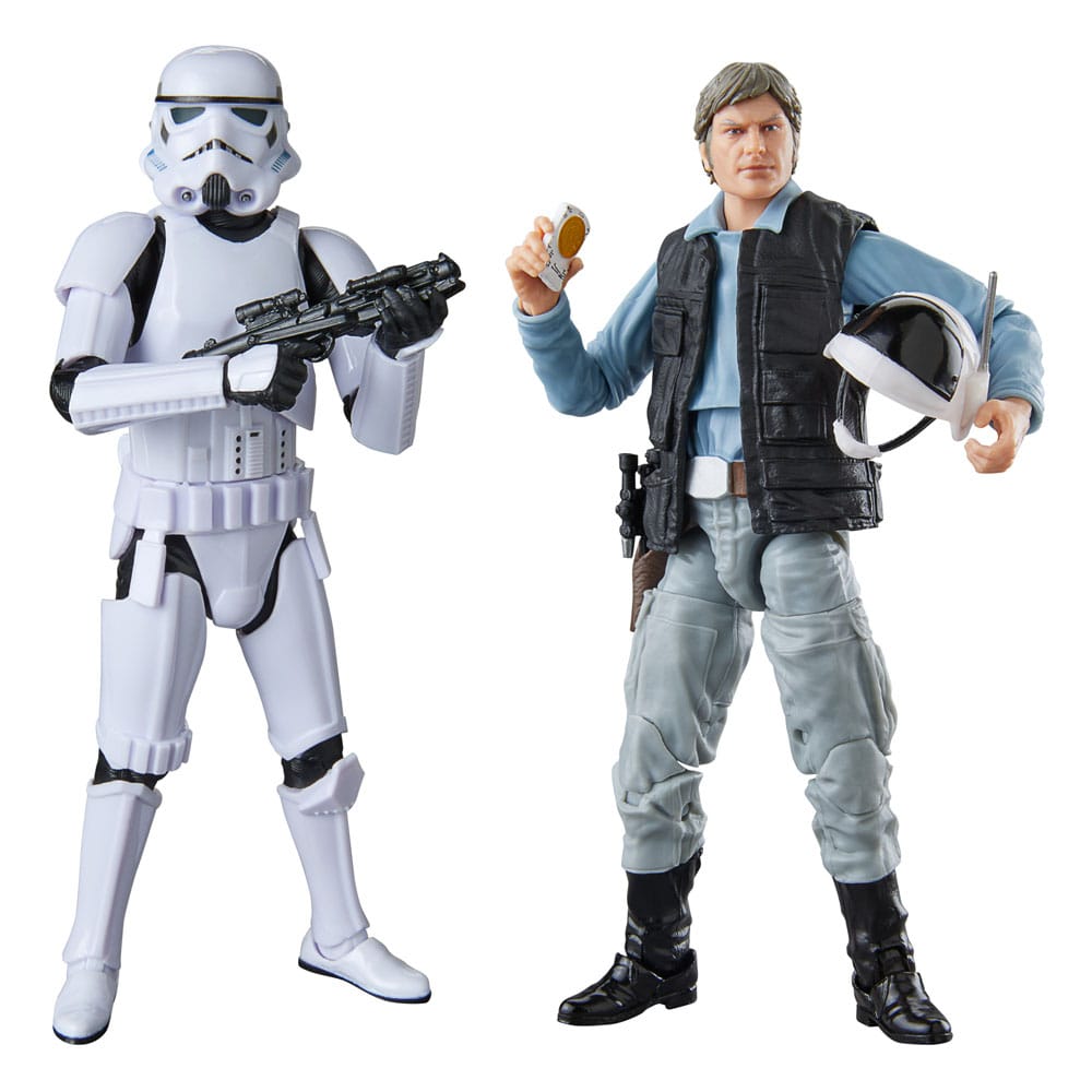 Star Wars Episode IV Black Series pack 2 figurines Rebel Trooper & Stormtrooper 15 cm