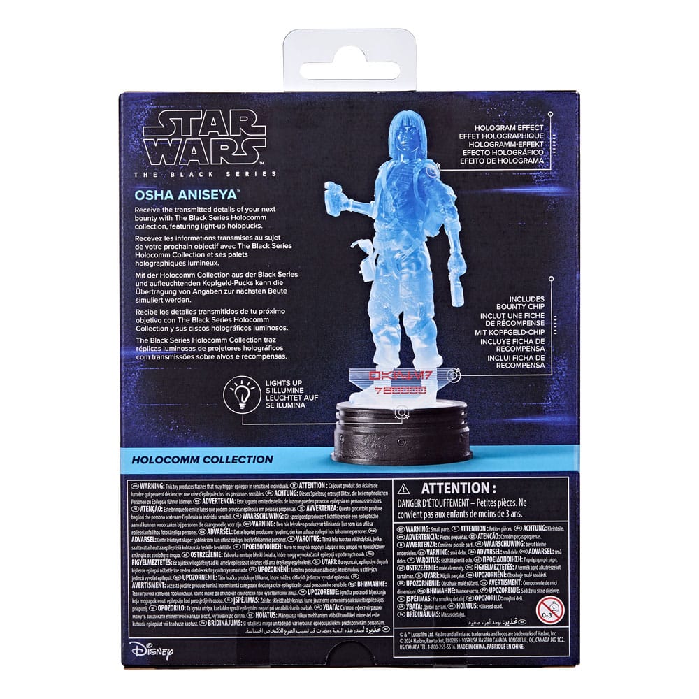 Star Wars Black Series Holocomm Collection figurine Osha Aniseya 15 cm