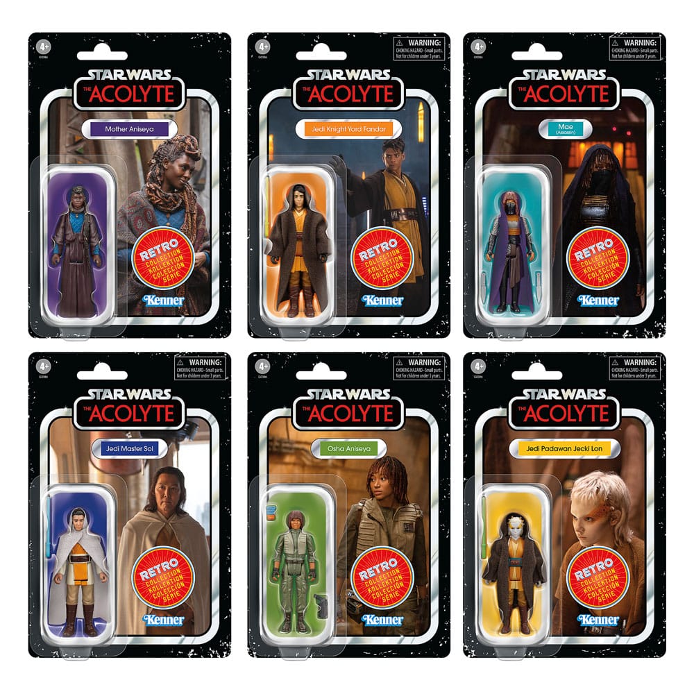 Star Wars: Acolyte Retro Collection pack 6 figurines 10 cm