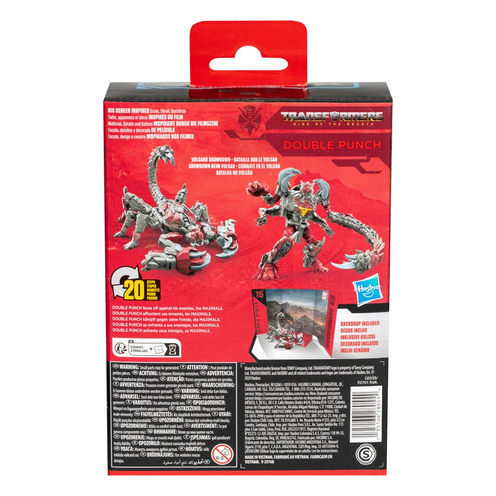 Transformers: Rise of the Beasts Generations Studio Series Deluxe Class figurine Double Punch 11 cm