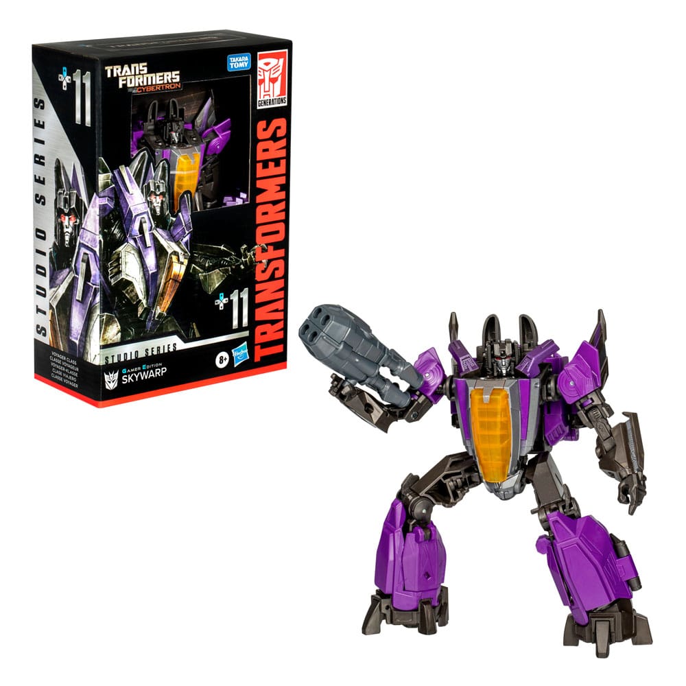 Transformers: War for Cybertron Studio Series Voyager Class figurine Gamer Edition Skywarp 16 cm
