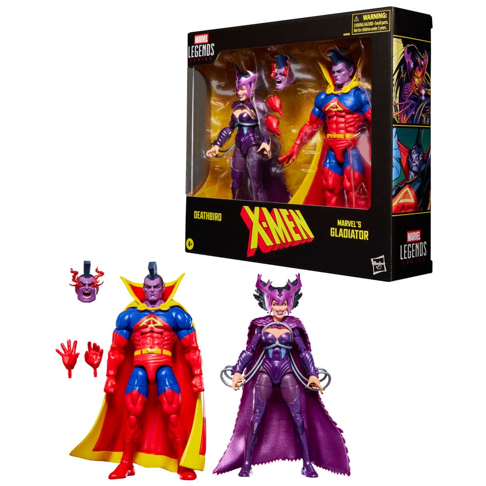 X-Men Marvel Legends pack 2 figurines Deathbird & Marvel's Gladiator 15 cm