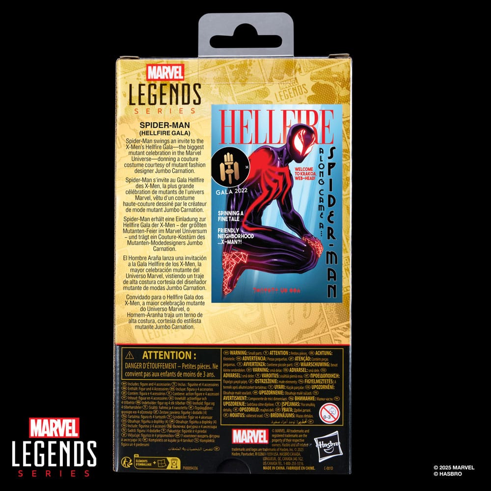 The Amazing Spider-Man Marvel Legends figurine Spider-Man Hellfire Gala 15 cm