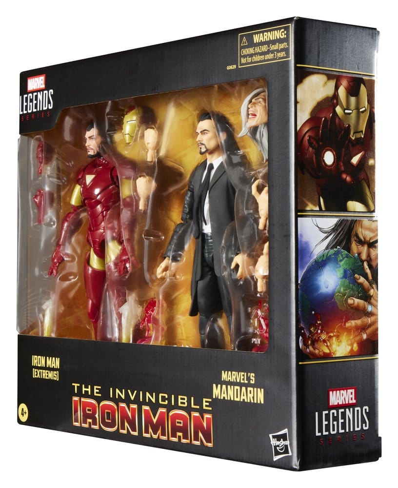 Marvel Legends pack 2 figurines Iron Man (Extremis) & Marvel's Mandarin 15 cm