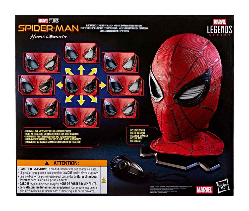 Spider-Man: Homecoming masque expressif électronique Spider-Man