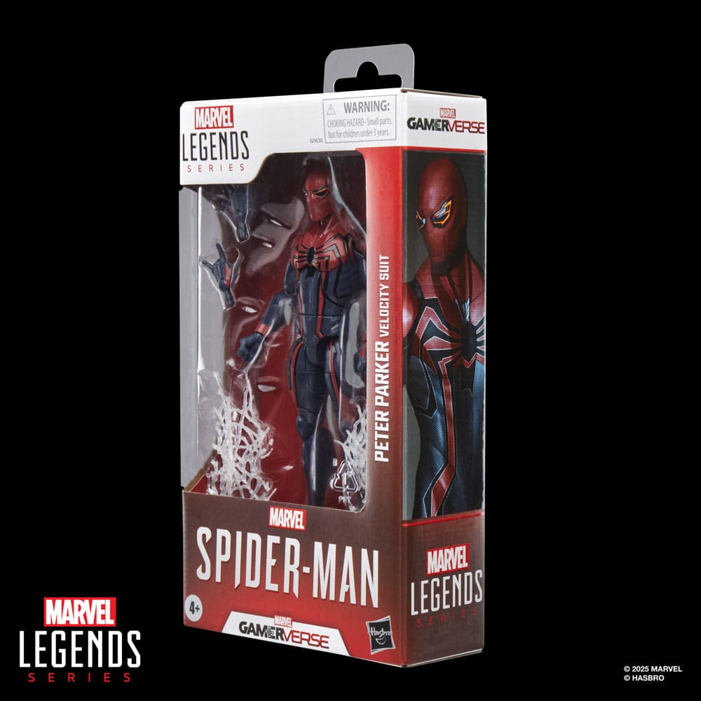 Spider-Man Marvel Legends Gamerverse figurine Peter Parker Velocity Suit 15 cm
