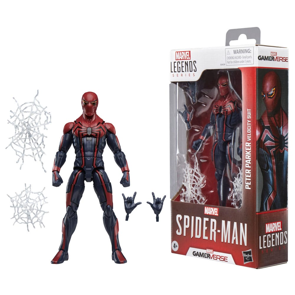 Spider-Man Marvel Legends Gamerverse figurine Peter Parker Velocity Suit 15 cm