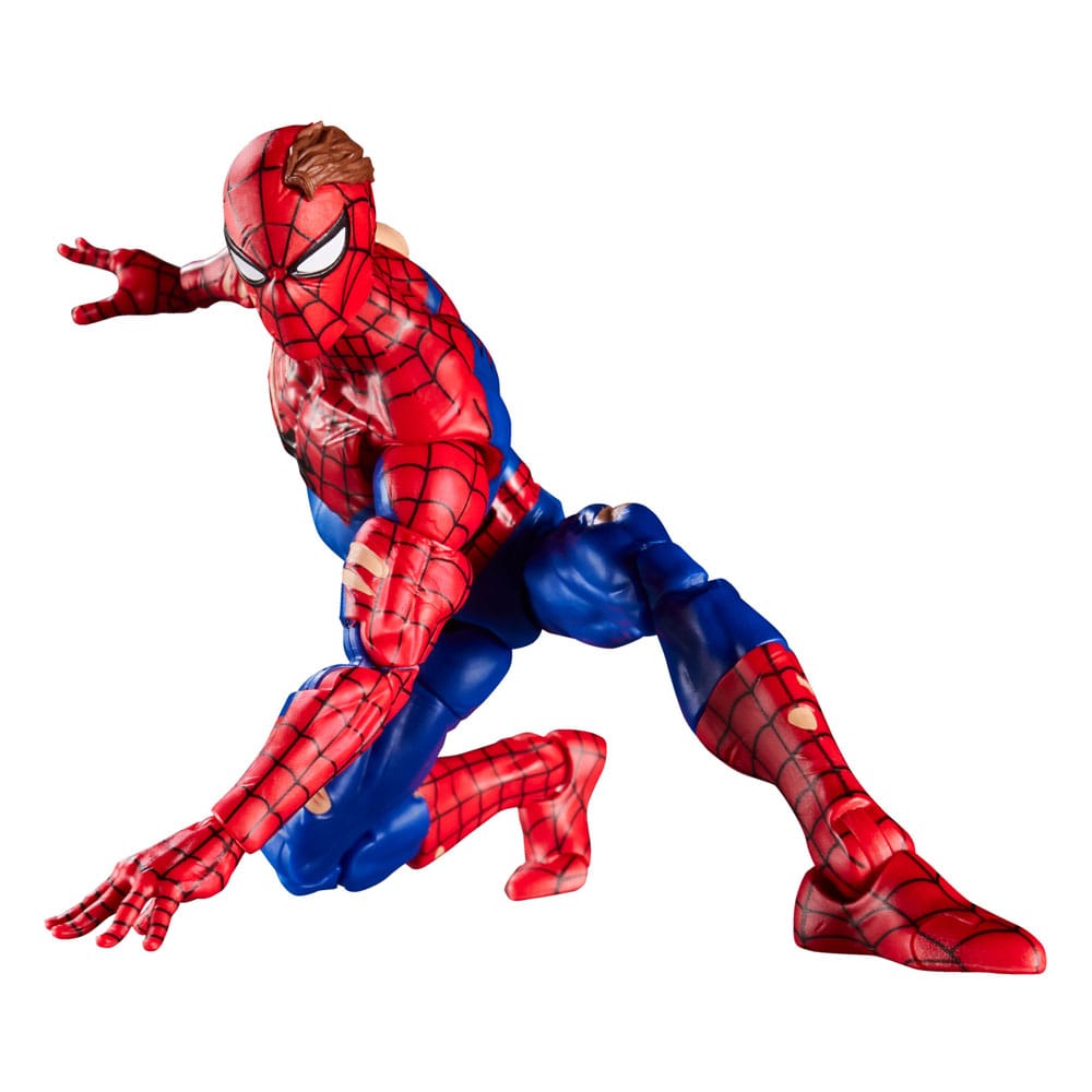 Marvel Legends Magic: The Gathering figurine Battle-Damaged Spider-Man (avec carte premium exclusive) 15 cm