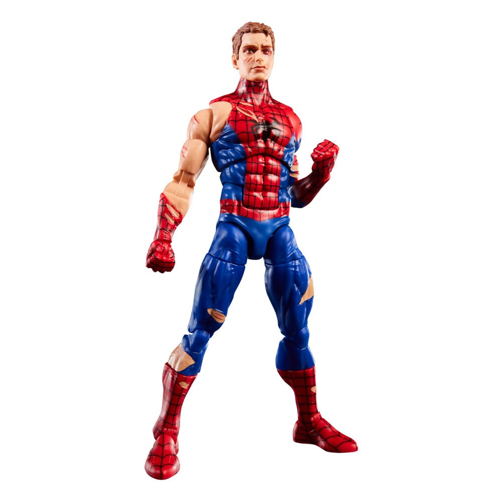 Marvel Legends Magic: The Gathering figurine Battle-Damaged Spider-Man (avec carte premium exclusive) 15 cm