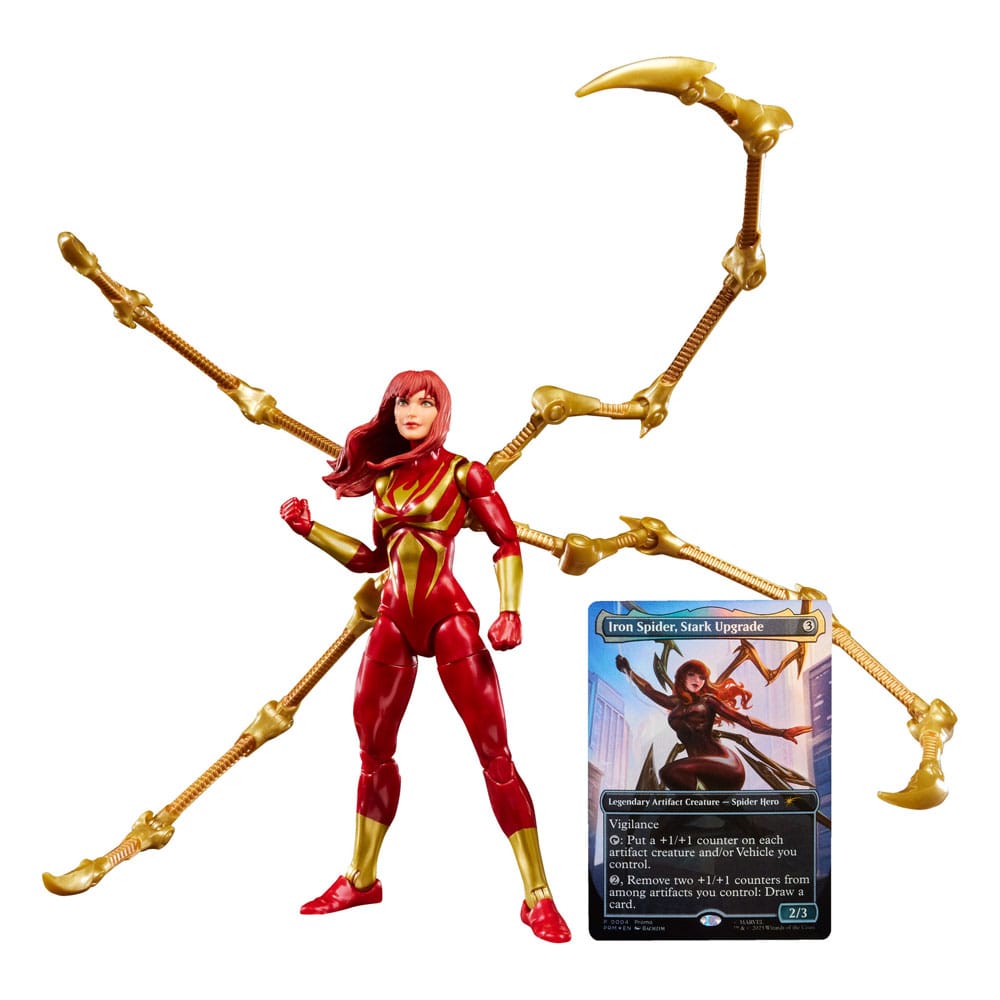 Marvel Legends Magic: The Gathering figurine Mary Jane Watson (Iron Spider) (avec carte premium exclusive) 15 cm