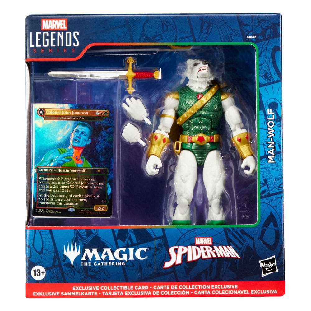 Marvel Legends Magic: The Gathering figurine Man-Wolf (avec carte premium exclusive) 15 cm