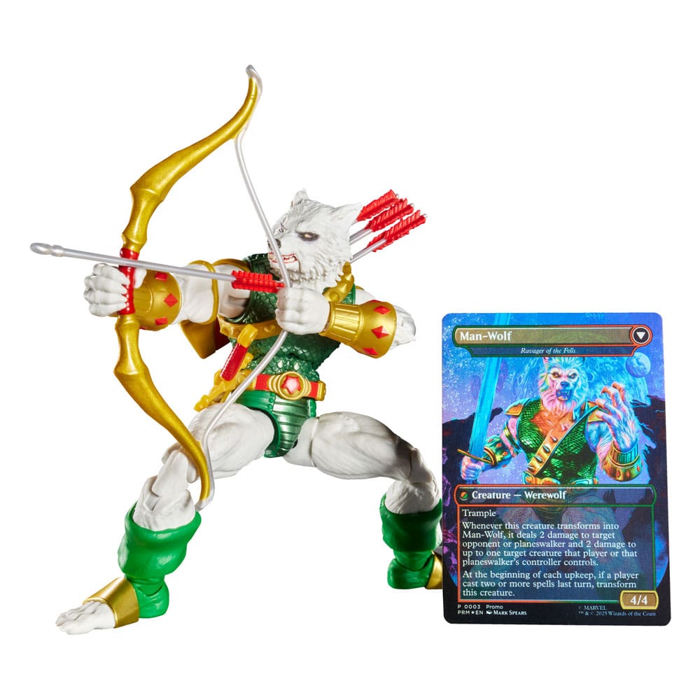 Marvel Legends Magic: The Gathering figurine Man-Wolf (avec carte premium exclusive) 15 cm