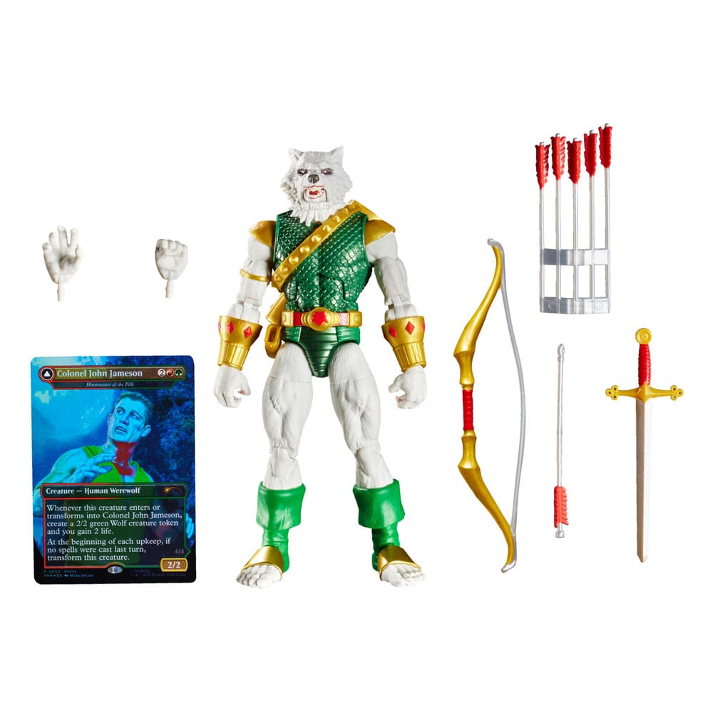 Marvel Legends Magic: The Gathering figurine Man-Wolf (avec carte premium exclusive) 15 cm