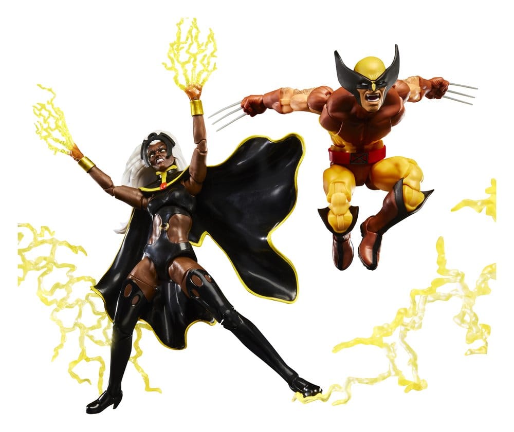 Marvel Legends pack 2 figurines Storm & Wolverine 15 cm