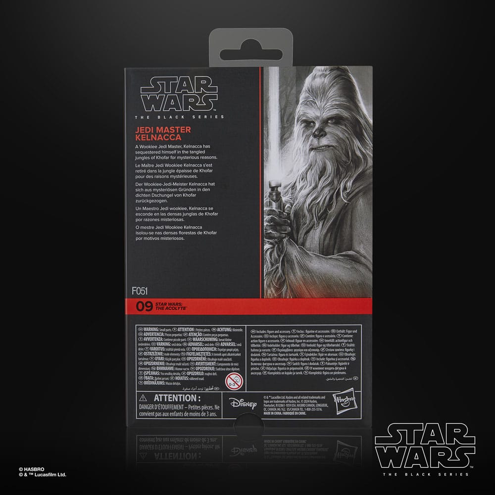 Star Wars: The Acolyte Black Series figurine Jedi Master Kelnacca 15 cm
