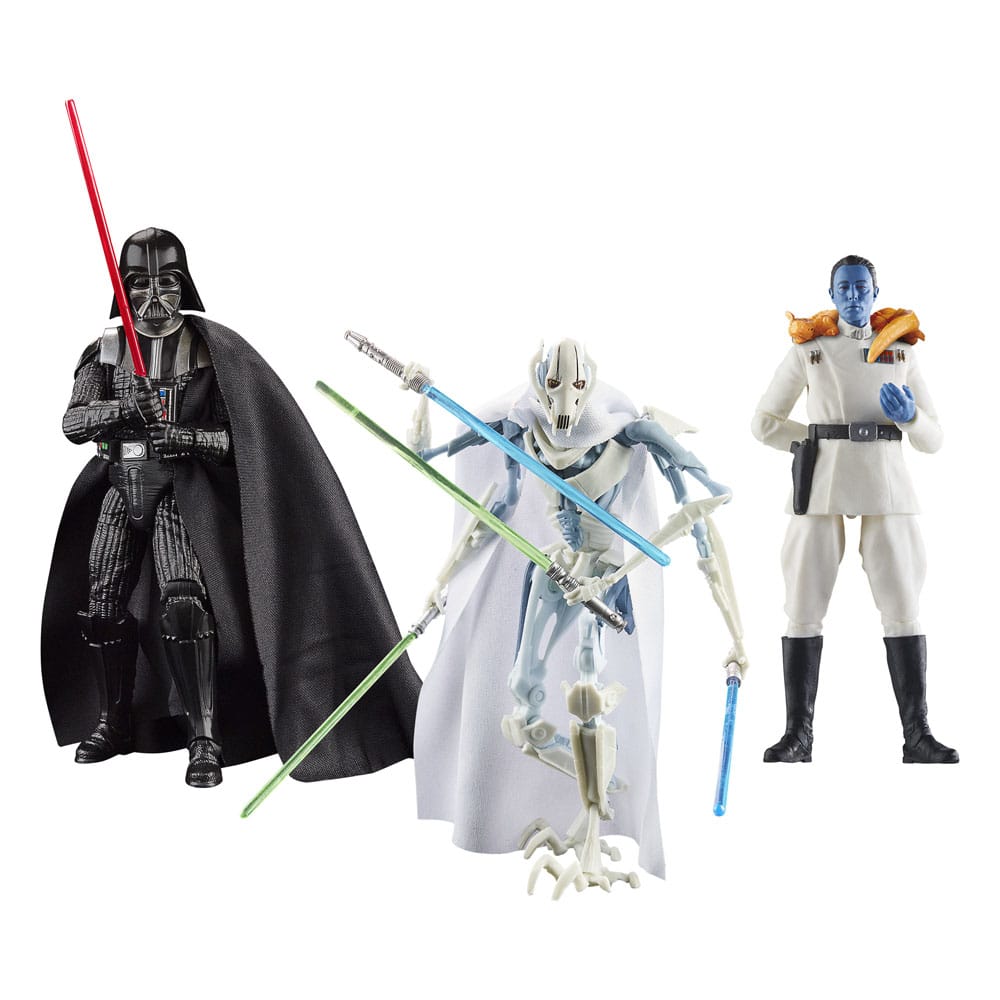 Star Wars Black Series pack 3 figurines Masters of Evil 15 cm
