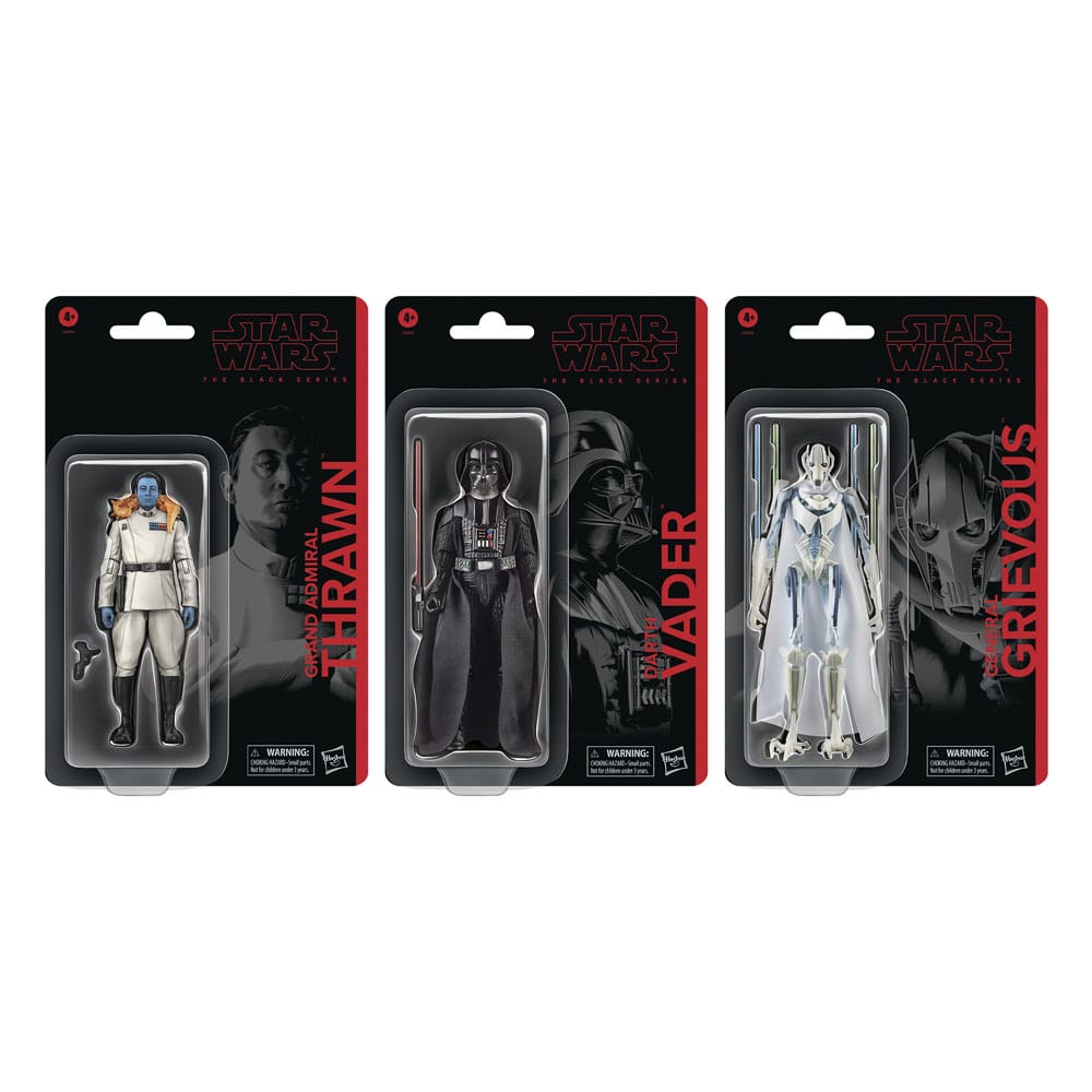 Star Wars Black Series pack 3 figurines Masters of Evil 15 cm