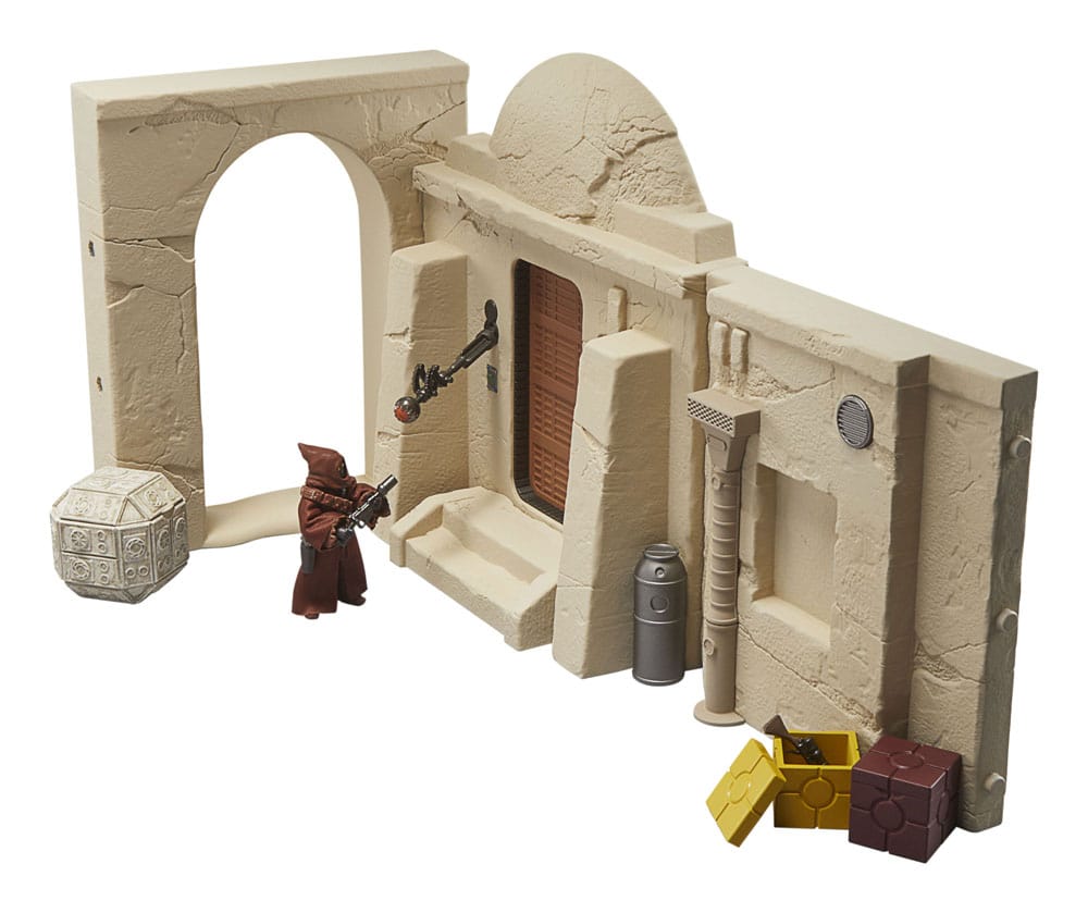 Star Wars Episode IV Vintage Collection playset Streets of Mos Eisley avec figurine Jawa