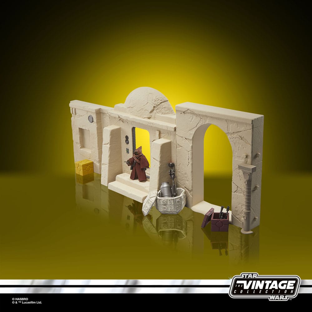 Star Wars Episode IV Vintage Collection playset Streets of Mos Eisley avec figurine Jawa