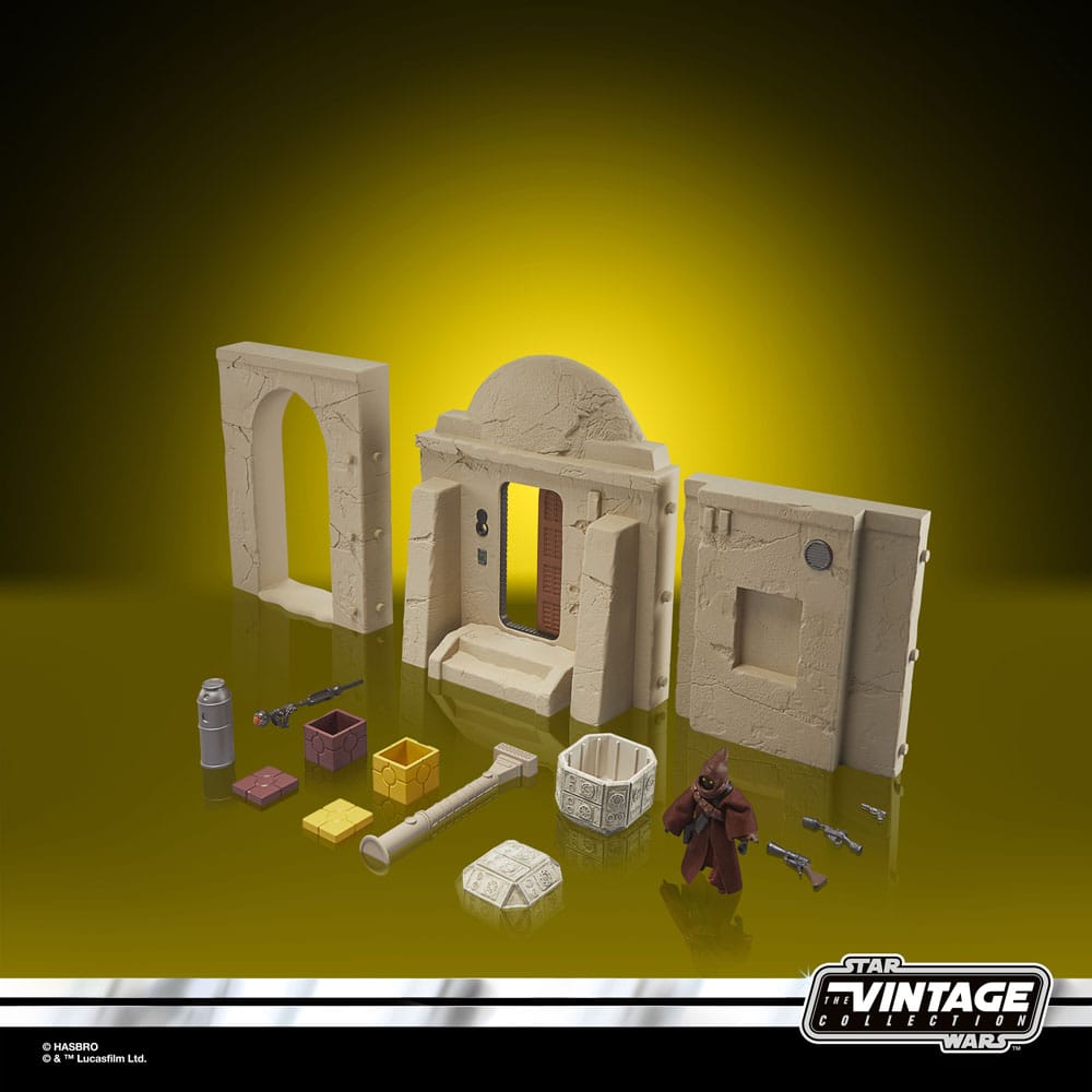 Star Wars Episode IV Vintage Collection playset Streets of Mos Eisley avec figurine Jawa